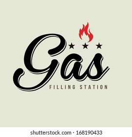 oil industry over gray  background vector illustration
