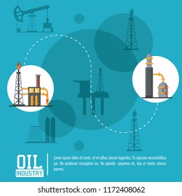 Oil industry poster
