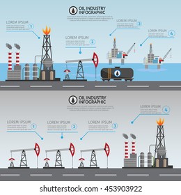 Plandrawing Oil Derrick Tower Infographic On Stock Vector (Royalty Free ...