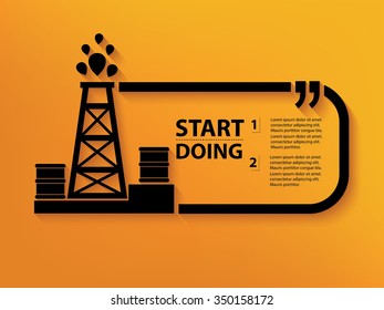 Oil Industry Quotation Mark Speech Bubble,design