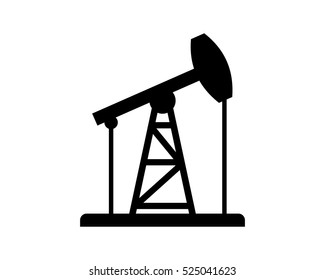 Oil Industry Oil Refinery Industry Industrial Business Company Image Vector Icon Logo Symbol