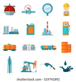 Oil industry set icons in cartoon style. Big collection of oil industry vector symbol stock illustration