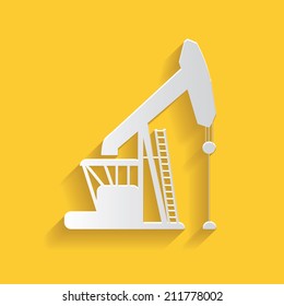 Oil industry symbol,clean vector
