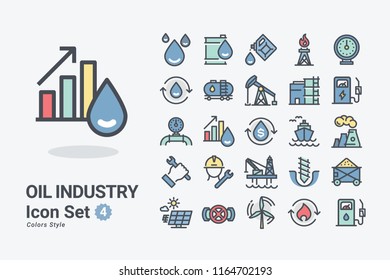 Oil Industry vector icon 04
