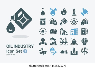Oil Industry Vector Icon