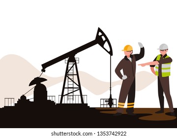 oil industry workers avatars characters