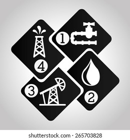 oil infographics design, vector illustration eps10 graphic 