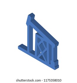 Oil isometric left top view 3D icon