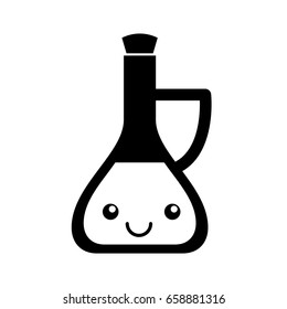 oil jar spa bottle kawaii character
