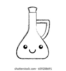 oil jar spa bottle kawaii character