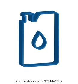 oil jerry can logo vector illustration template design