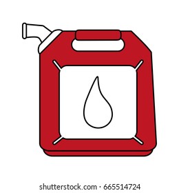 Oil jerrycan design