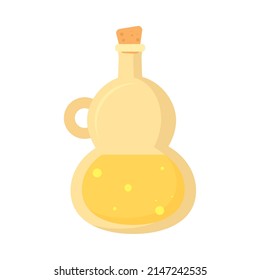 icono de la yuca de aceite sobre fondo blanco