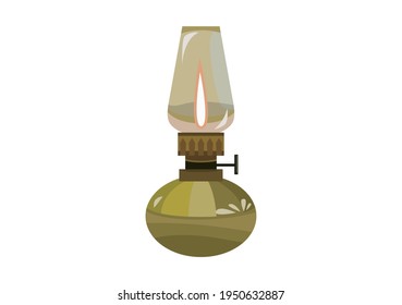 oil lamp classical lantern brownness