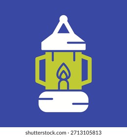 Icono gráfico de Vector creativo de la lámpara de aceite