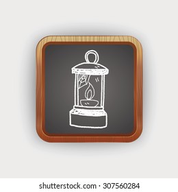 Oil lamp doodle