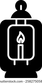 Oil Lamp Icon Symbol Art Sign