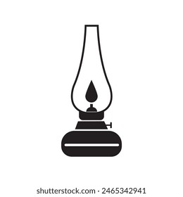 oil lamp icon vector illustration design template