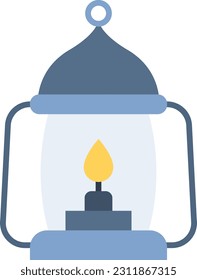 Oil Lamp icon vector image. Suitable for mobile application web application and print media.