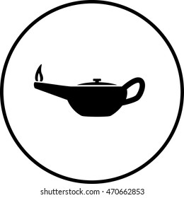 Ölleuchte-Symbol