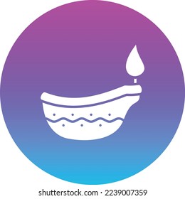 Icono del vector de la lámpara de aceite. Se puede usar para imprimir, móviles y aplicaciones web.