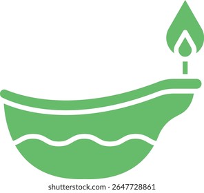 Icono de Vector de la lámpara de aceite. Se puede utilizar para aplicaciones de impresión, móviles y de Web.
