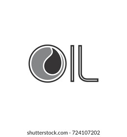 Oil Letter Logo Design Vector Stock Vector (Royalty Free) 724107202 ...