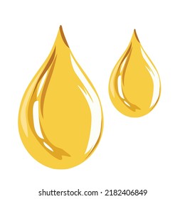 oil liquid drop illustration vector design