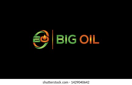 Oil Logo design Concepts. Letter B & A logo design ideas. 