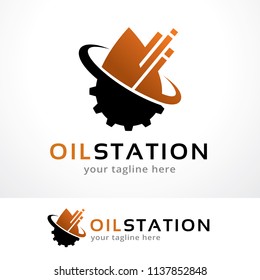 Oil Logo Template Design, Symbol, Icon