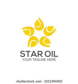 Oil logo vector