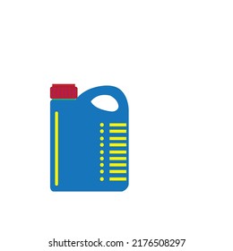oil lubrycan bottle design illustration icon logo templat