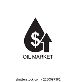 oil market icon , petroleum icon