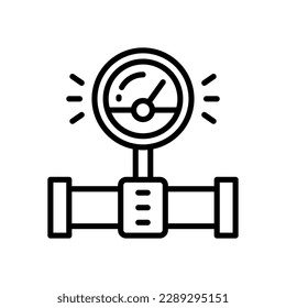 icono del medidor de aceite para tu sitio web, móvil, presentación y diseño de logotipo.