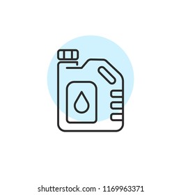 Oil Modern Simple Vector Icon