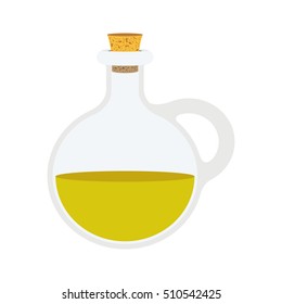 oil olive bottle icon