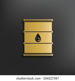 Oil on dark background,clean vector