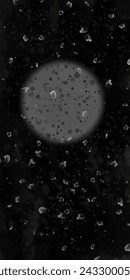 Oil paint abstract design with space theme, premium vector for wallpaper