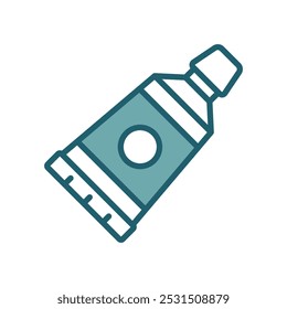 Olieverf Pictogram Vector Design Template Eenvoudig en schoon