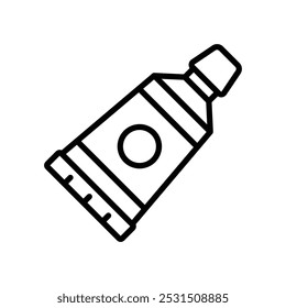 Olieverf Pictogram Vector Design Template Eenvoudig en schoon