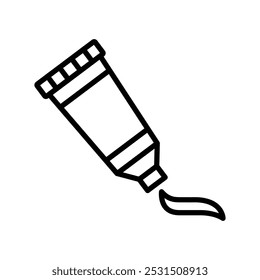 Olieverf Pictogram Vector Design Template Eenvoudig en schoon