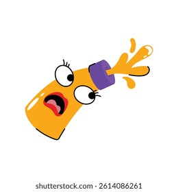 Oil paint Vector Sticker. Eps 10 File 
