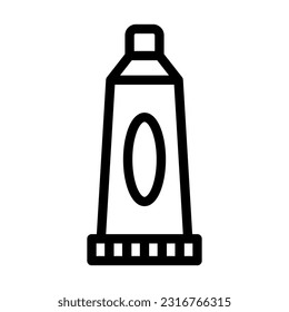 Icono De Línea Gruesa Del Vector De Pintura De Aceite Para Uso Personal Y Comercial.
