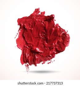 Oil painted background. Vector illustration. 