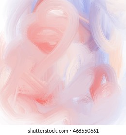 Oil painted background. Vector illustration. Abstract messy texture