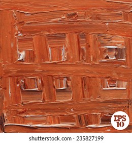 Oil painted brown background, design element. Can be used for cards, invitations, greetings, scrapbooking