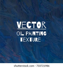 Oil painting texture vector.