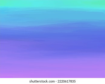 Oil Painting Touch Gradient Color Backgrounds, Purple color to Light Blue color
