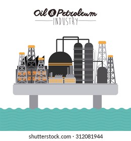 Oil and Petroleum digital design, vector illustration eps 10