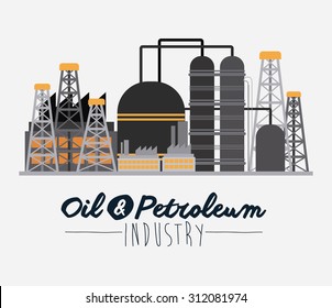 Oil and Petroleum digital design, vector illustration eps 10